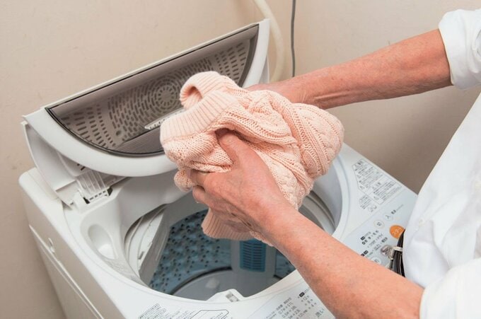 軽く絞り1分間脱水にかける