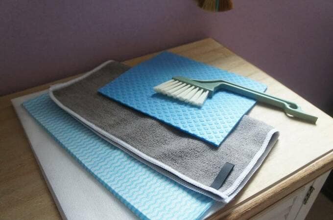 タオルなど掃除用具