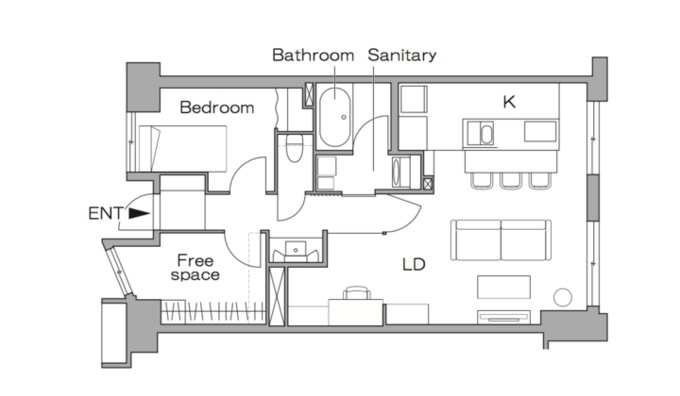 リノベーション後の間取り