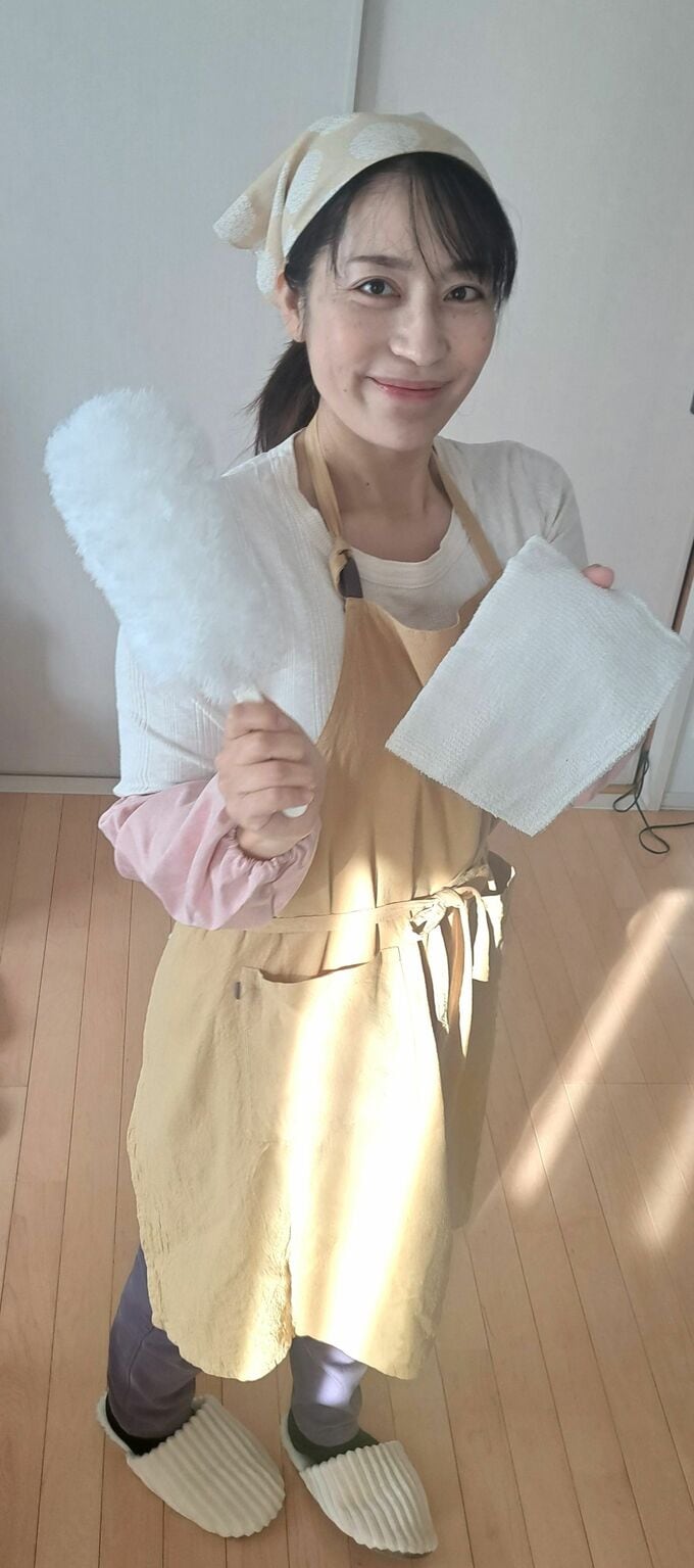 作業着で気合いを入れる