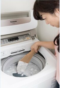 4.浮いたカビをとる