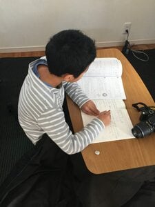 平日はランドセルは出しっぱなし、土日は収納するルールに