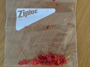 小さいもの3つみじん切りにしました