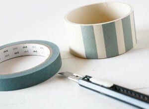 お好みでマスキングテープをはる