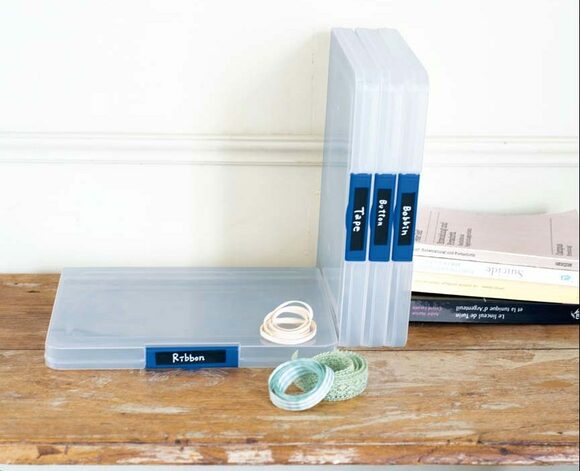 小物類をファイルで分けてラベリングすれば迷子なし！