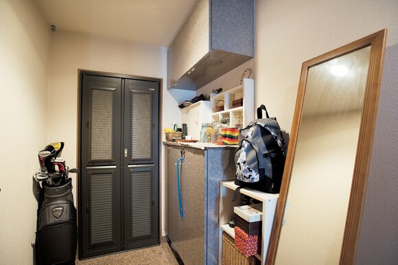 玄関は運気の入り口。広々と見せる演出を!【玄関】