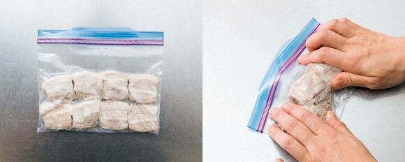 （4）空気にできるだけ触れないようにする