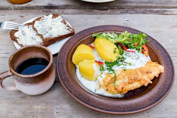 白身魚のフライ