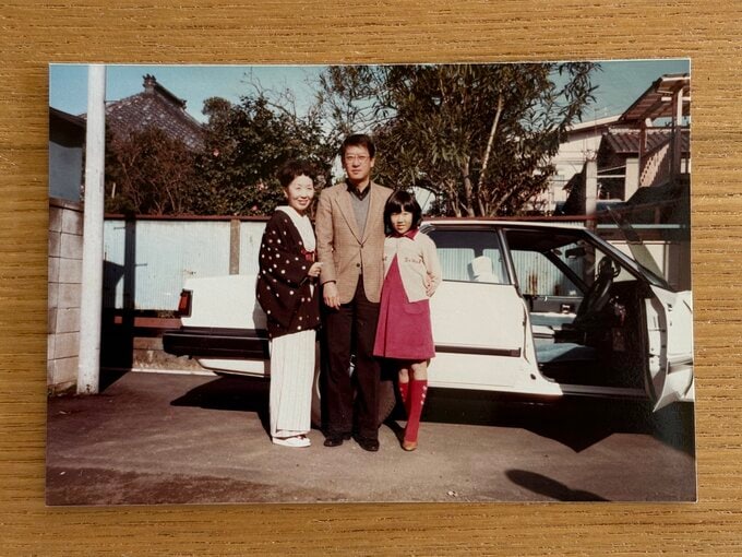 朝倉さんの家族写真