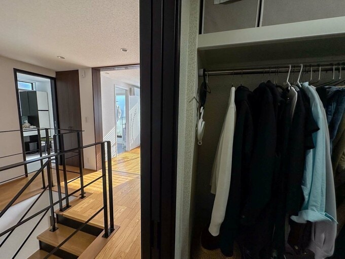 クローゼットとランドリールーム