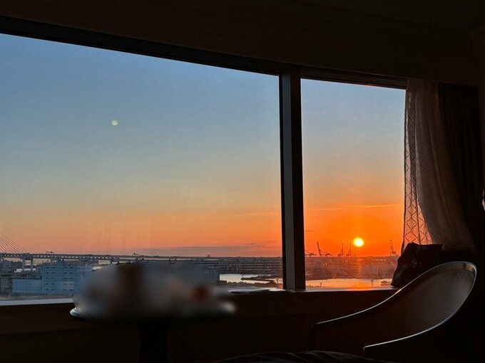 写真：部屋から見える景色