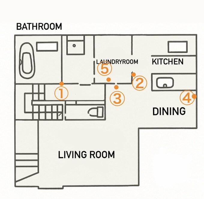 YUKAさン自宅　間取り図
