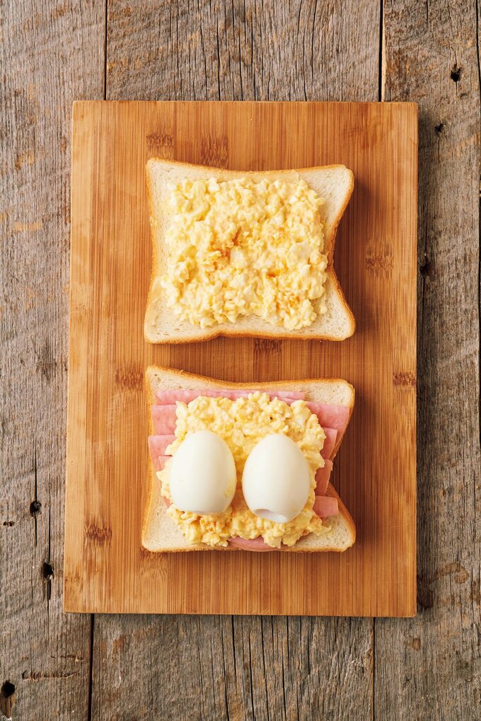 パンに卵
