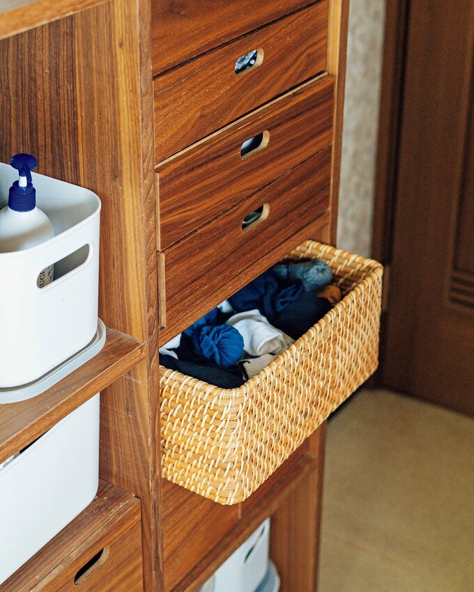 引き出しに下着靴下