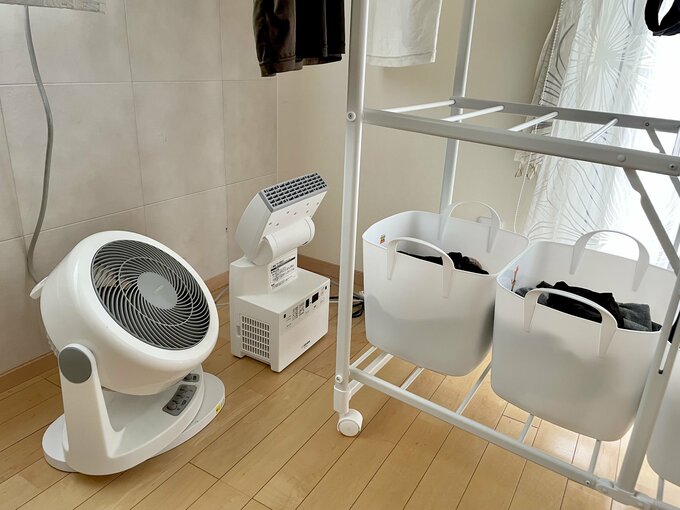 サーキュレーターと布団乾燥機