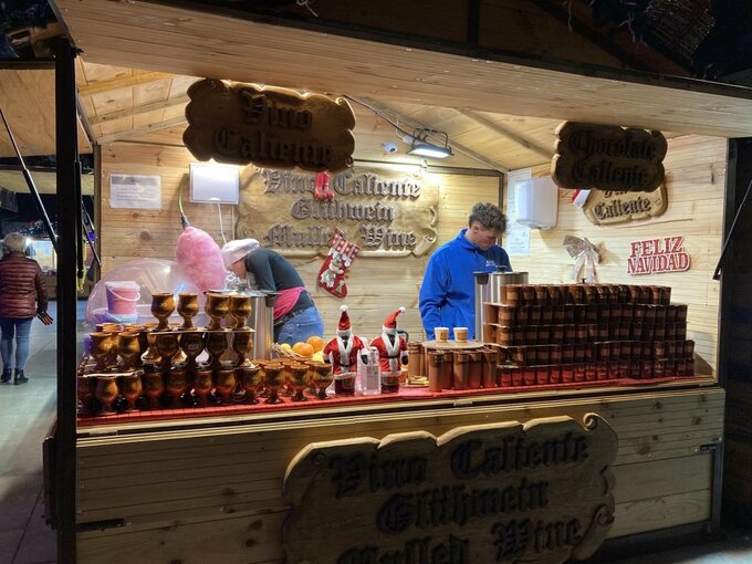 ホットドリンクのスタンド