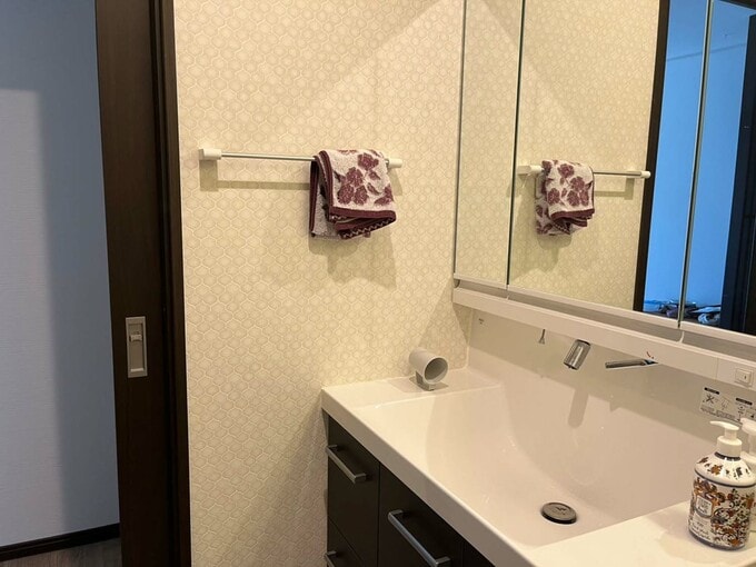 独立した洗面所