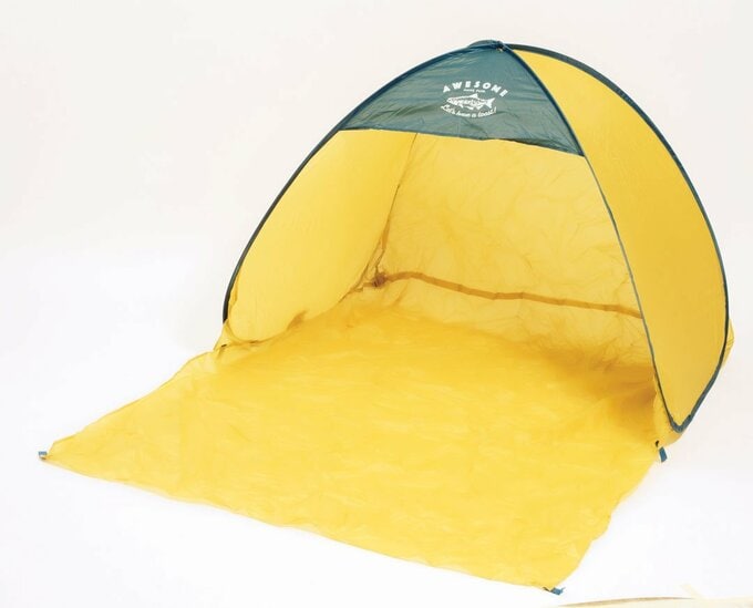 黄色テント