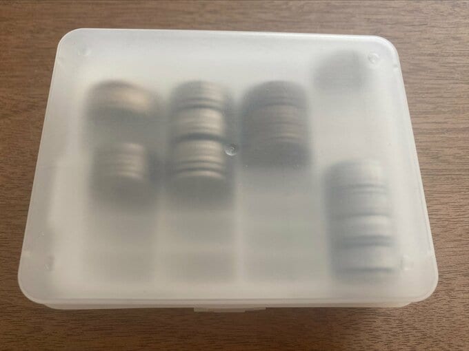 2年前にDAISOで購入したコインケース