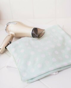 タオルドライをしてからドライヤーをかける