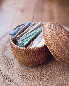 ハギレをティッシュ代わりに活用