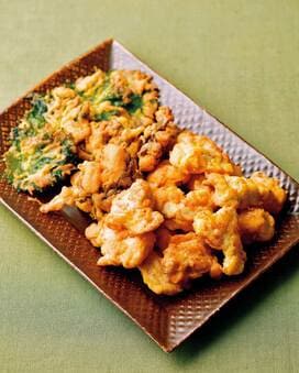 ダイエット中でもOKの「鶏野菜天」。おからパウダーで糖質もオフ