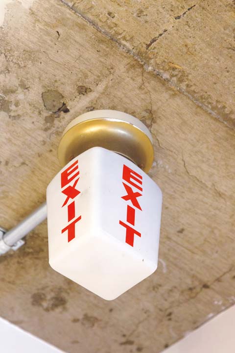 アメリカの映画館で使われていた照明