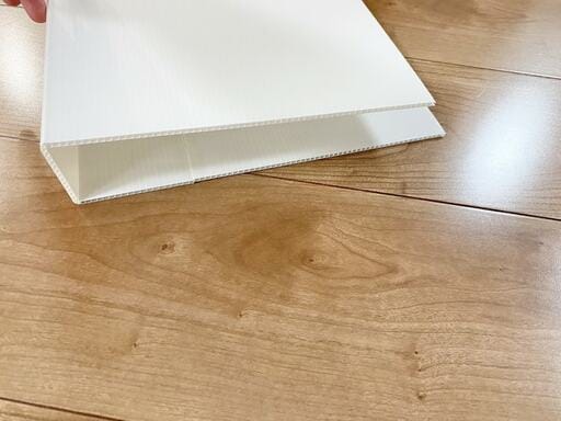 プラダンで目隠しをつくる