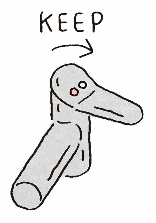 水栓レバーのイラスト