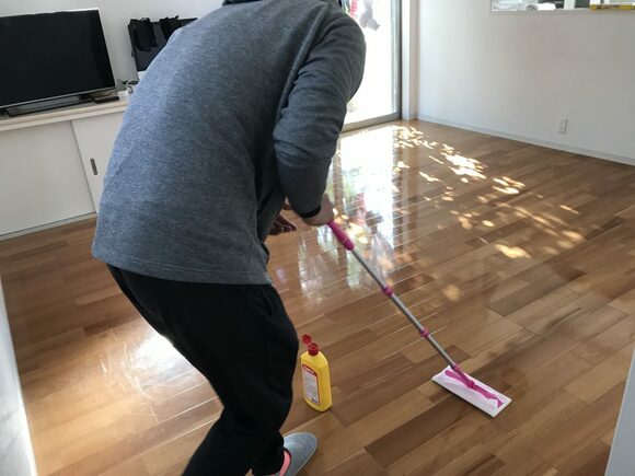 床掃除