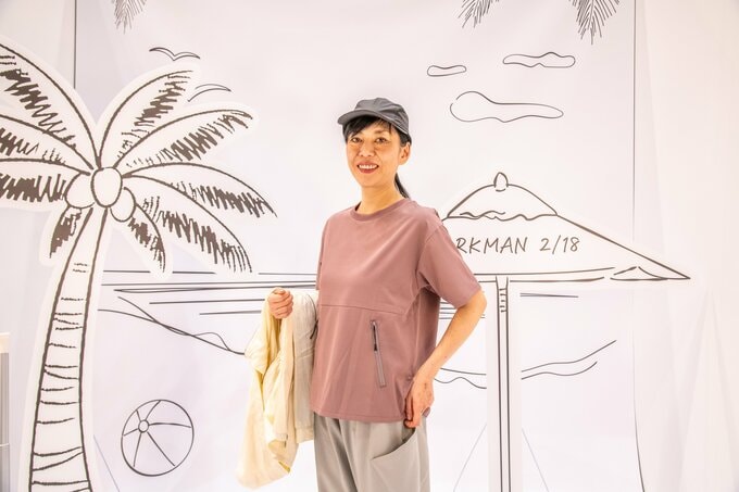 冷感メッシュTシャツの画像。