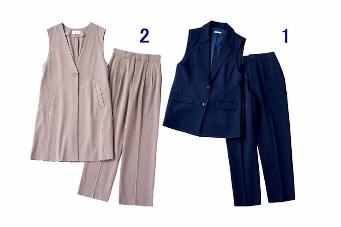 2着のセットアップ