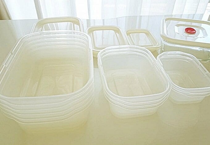 使っていない保存容器