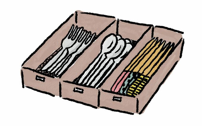 イラストカトラリー