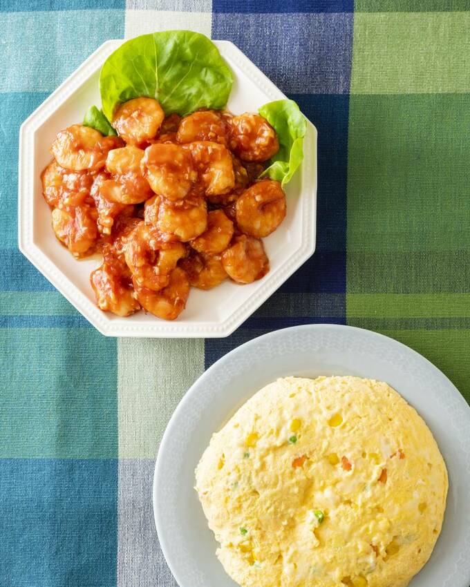 「オムレツ」を選んでスタートボタンを押すだけ