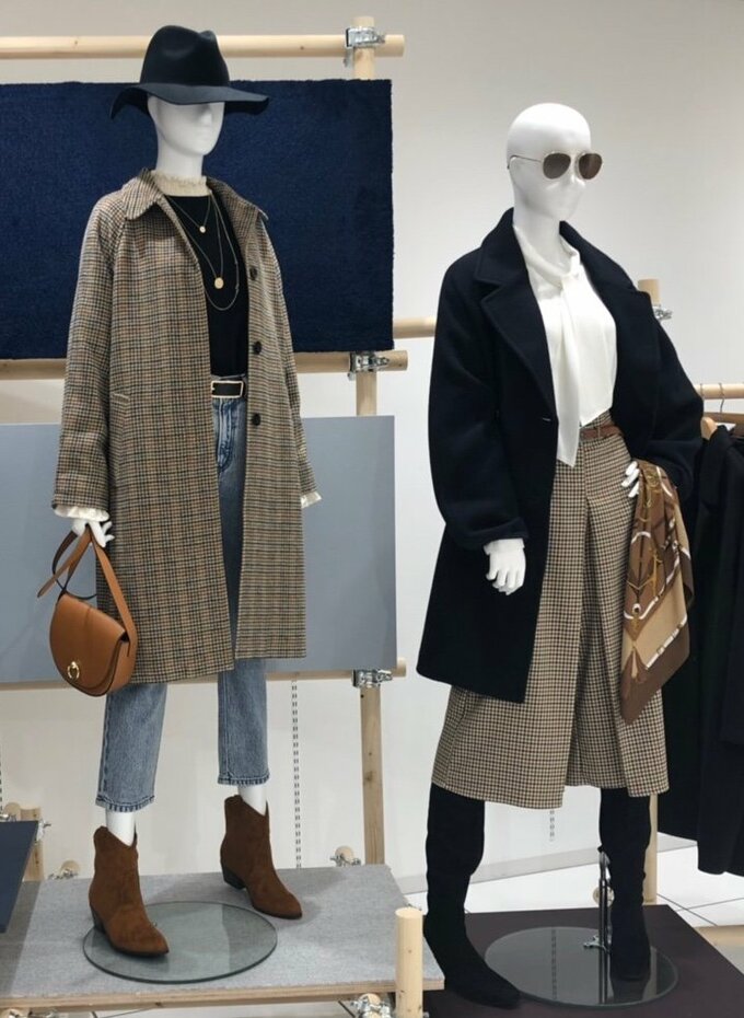 「ウールコート」と「ナカワタアウター」