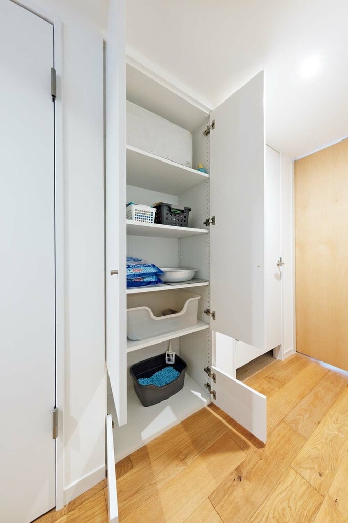 廊下にある既存の収納