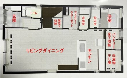 間取りの勝利！建坪16坪で、19畳のLDK＆必要な個室を実現した4人暮らしの家