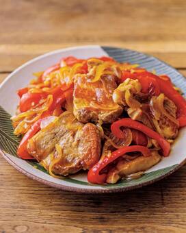 すし酢1本で豚ロース煮。厚みのある肉もしっとりやわらかに