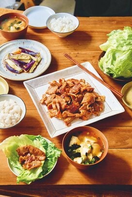 20分で3品「豚肉のみそ焼き」献立。余分な油を使わずヘルシー