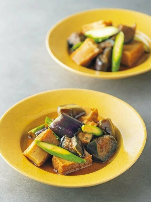 ナスと厚揚げのスパイシー南蛮漬け