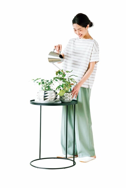 カラーボーダーとカラーパンツ