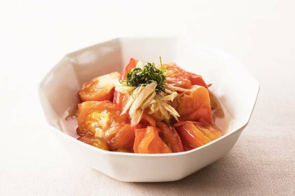 トマトのポン酢マリネ