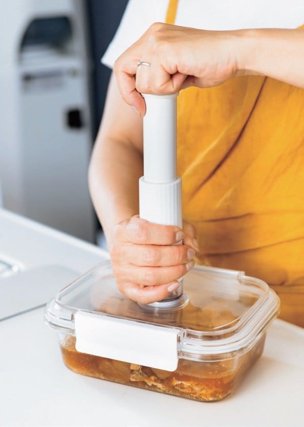 「真空保存容器」