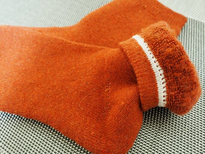 裏起毛ソックス