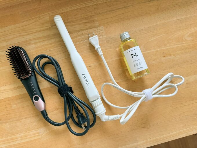 コーム型のヘアアイロン