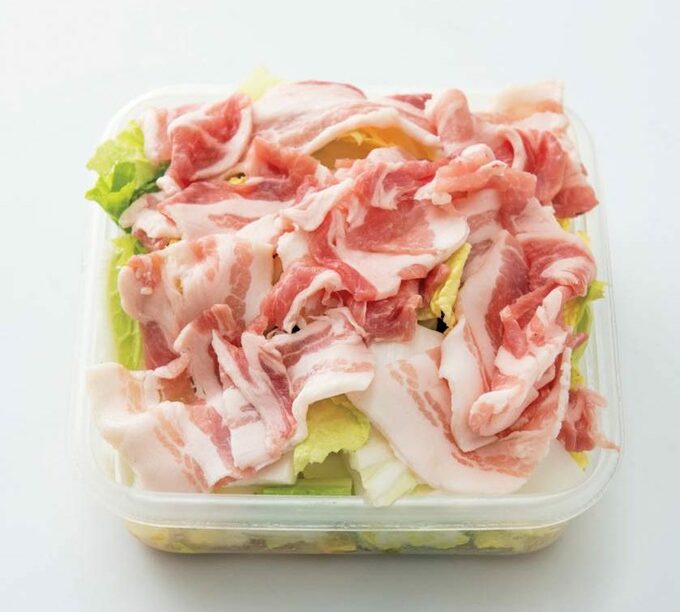 白菜に豚肉