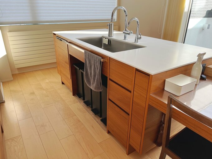 ゴミ箱を1カ所に集約