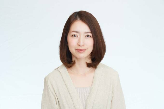 分け目をまっすぐ