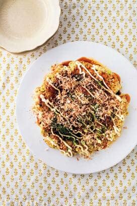 丸めないお好み焼き風ハンバーグ。手間は最小限なのに豪華！